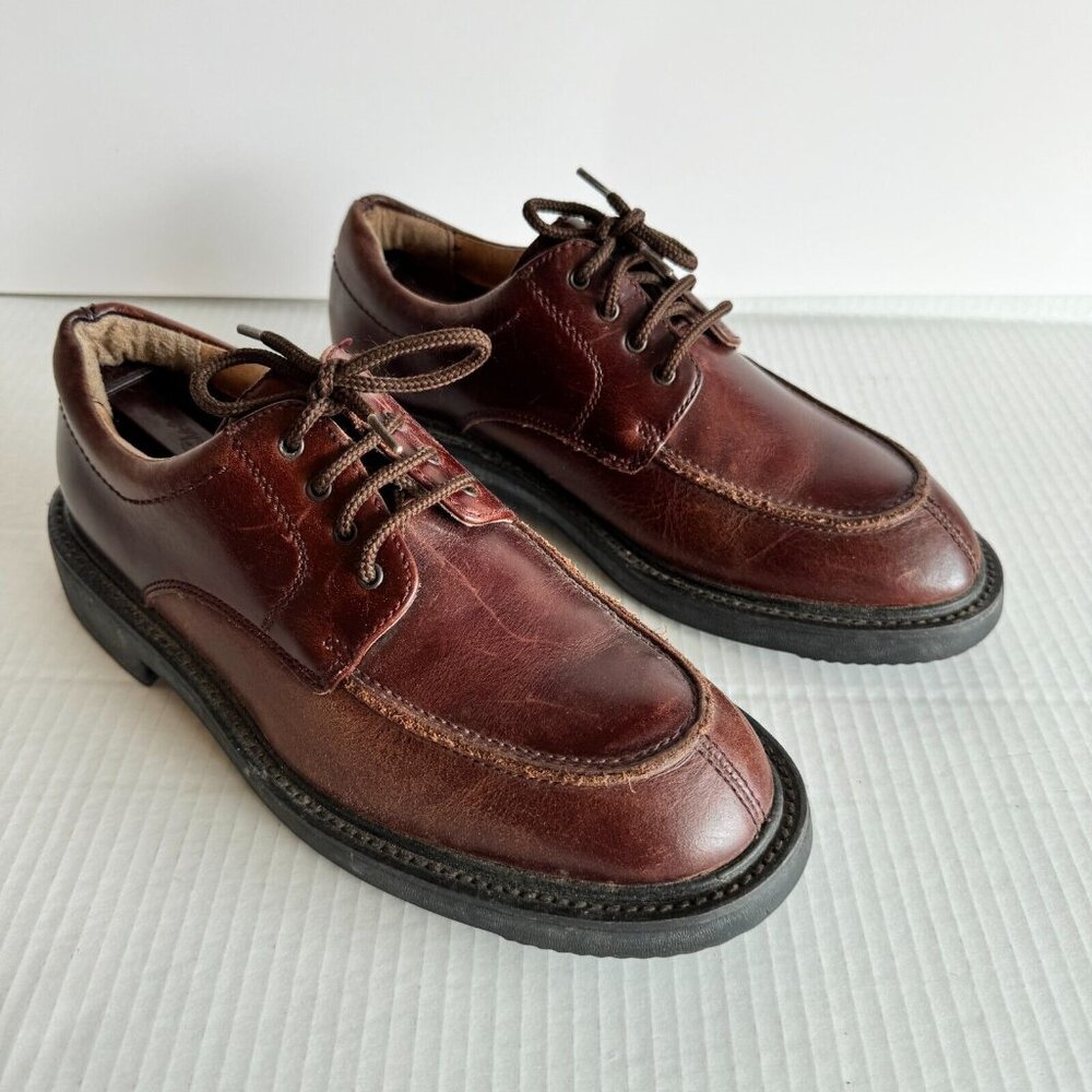 Tommy Hilfiger Shoes Brown Lace Up Derby Oxford Leather CH108 Men's 7M